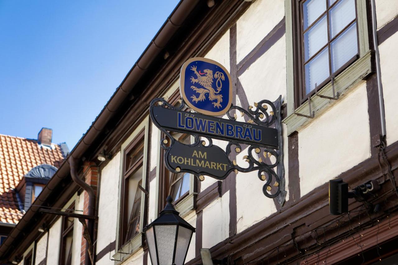 Loewenbraeu Am Kohlmarkt Wernigerode Bagian luar foto